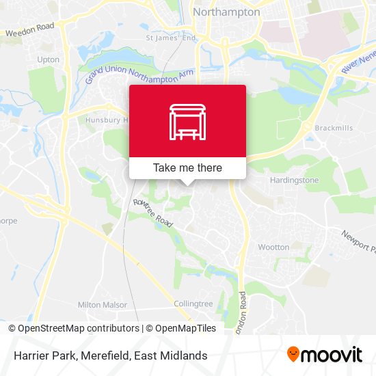 Harrier Park, Merefield map