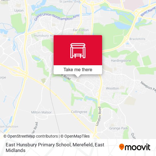 East Hunsbury Primary School, Merefield map