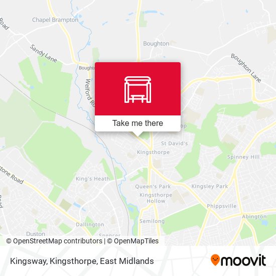 Kingsway, Kingsthorpe map
