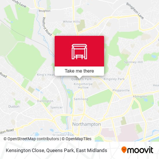 Kensington Close, Queens Park map
