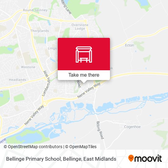 Bellinge Primary School, Bellinge map