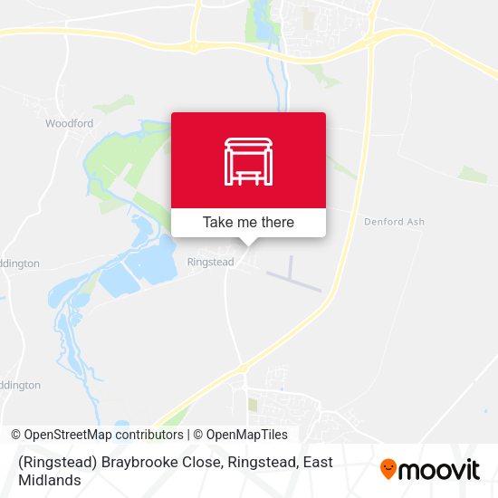 (Ringstead) Braybrooke Close, Ringstead map
