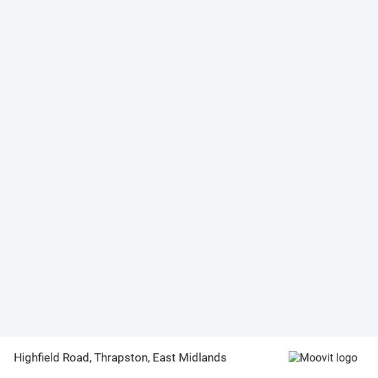 Highfield Road, Thrapston map