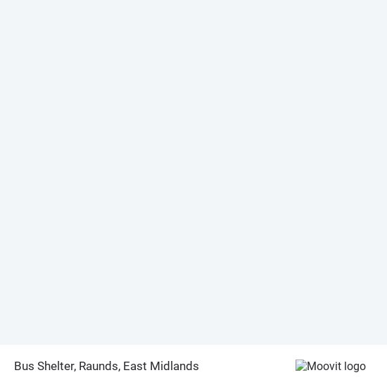 Bus Shelter, Raunds map