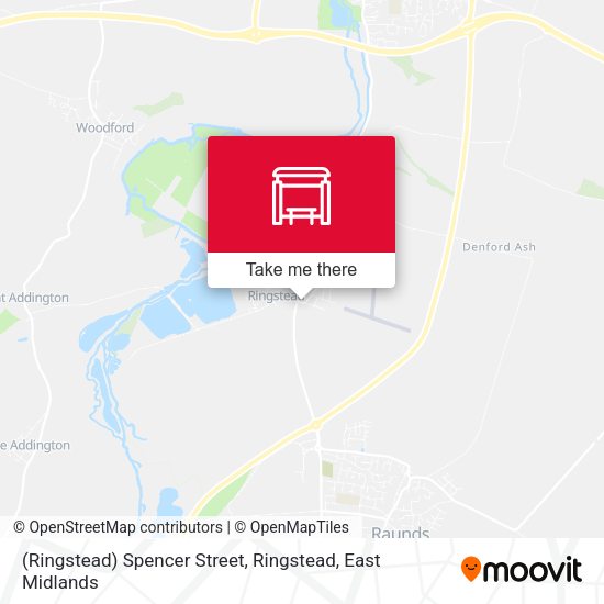 Spencer Street, Ringstead map