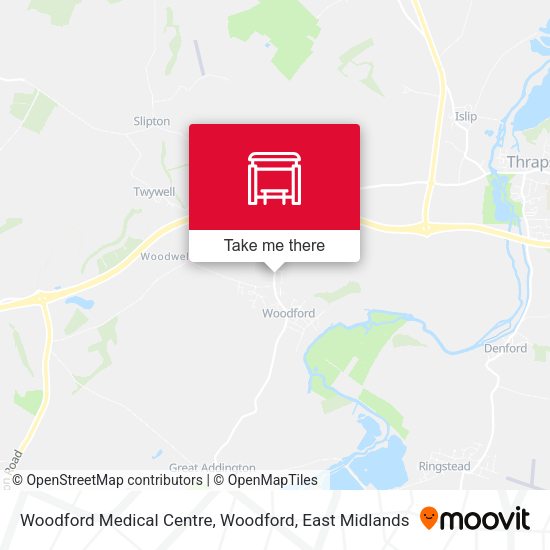 Woodford Medical Centre, Woodford map