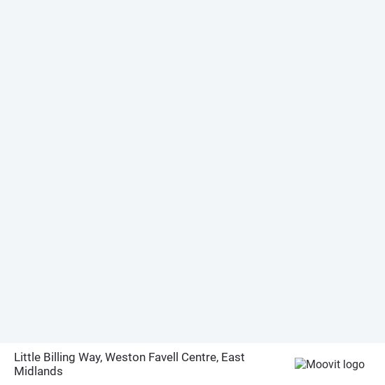 Little Billing Way, Weston Favell Centre map