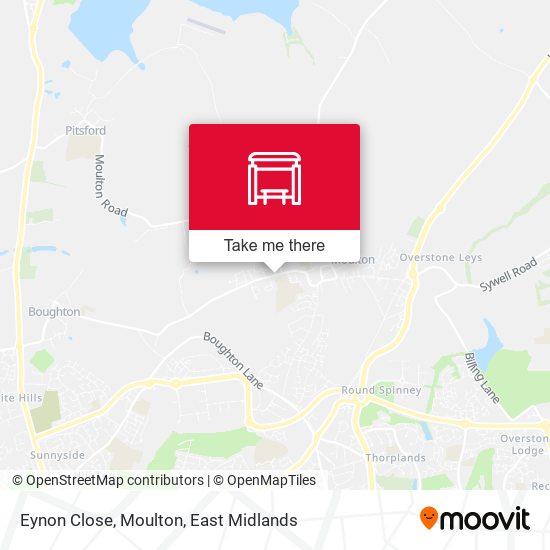 Eynon Close, Moulton map