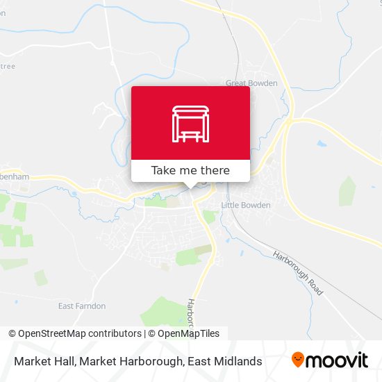 Market Hall, Market Harborough map