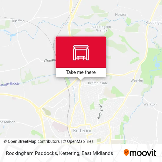 Rockingham Paddocks, Kettering map