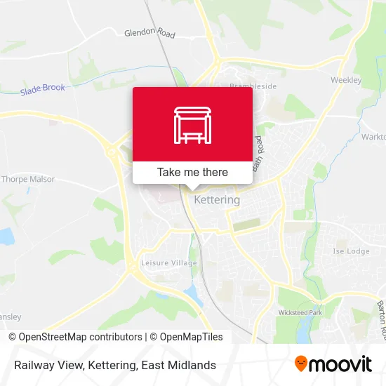 Railway View, Kettering map