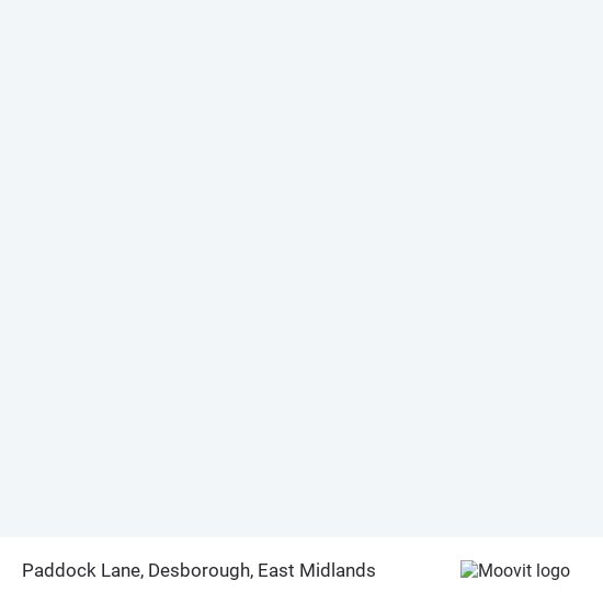 Paddock Lane, Desborough map