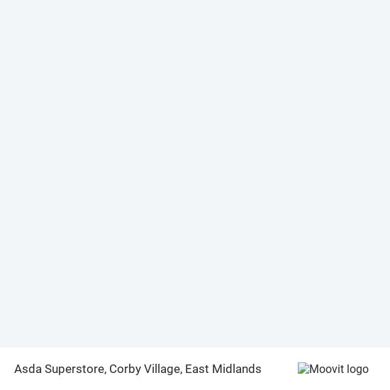 Asda Superstore, Corby Village map
