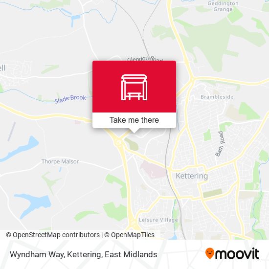Wyndham Way, Kettering map