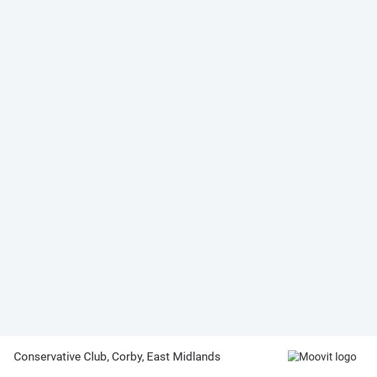 Conservative Club, Corby map