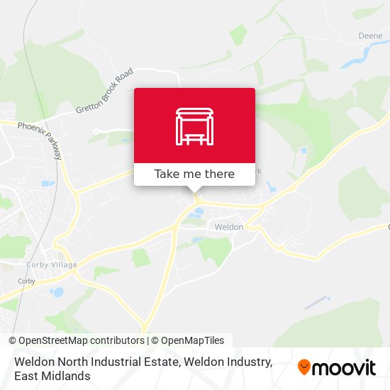 Weldon North Industrial Estate, Weldon Industry map