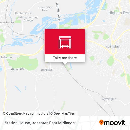 Station House, Irchester map