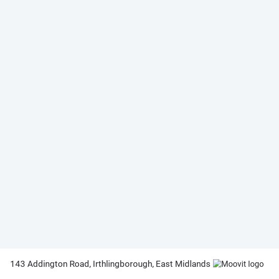 143 Addington Road, Irthlingborough map