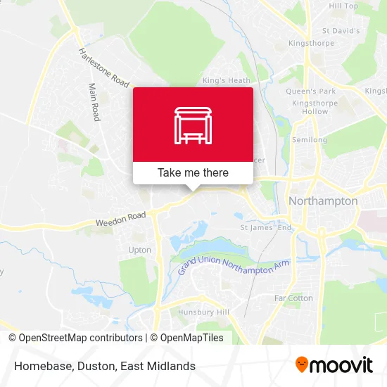 Homebase, Duston map