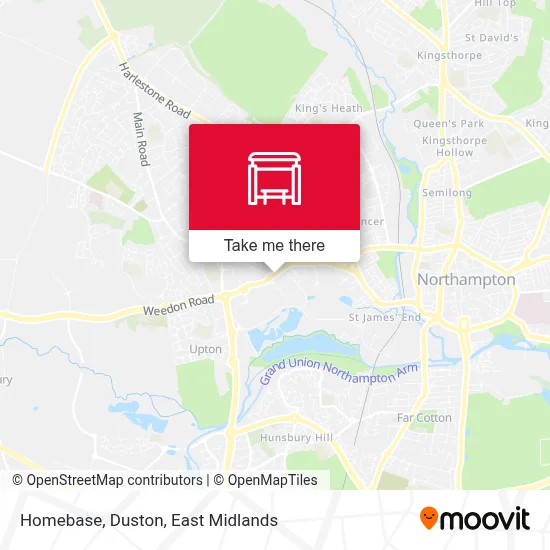 Homebase, Duston map