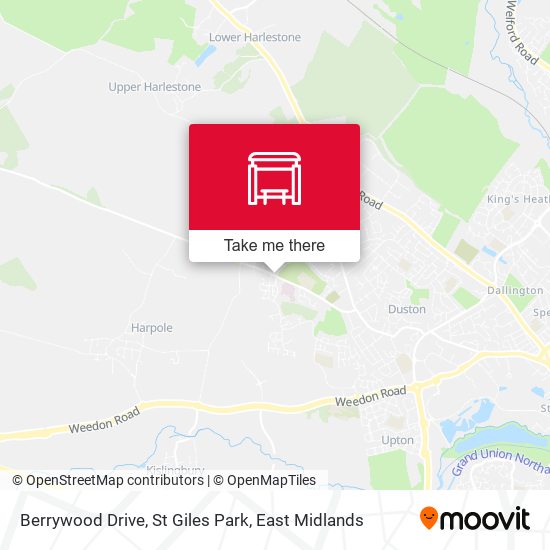 Berrywood Drive, St Giles Park map