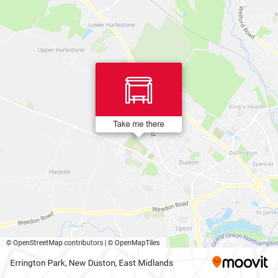 Errington Park, New Duston map