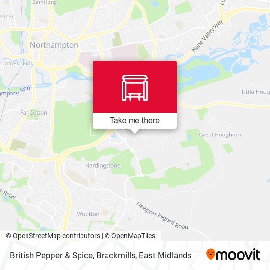 British Pepper & Spice, Brackmills map