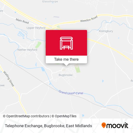 Telephone Exchange, Bugbrooke map