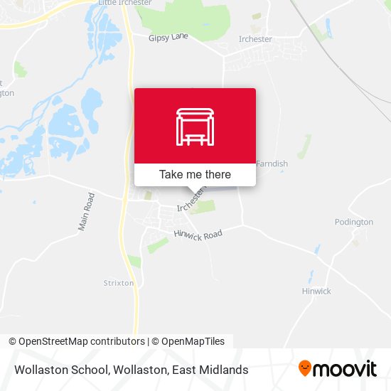 Wollaston School, Wollaston map