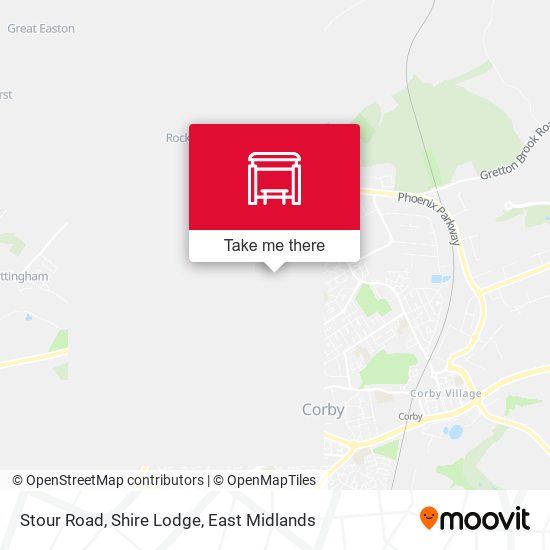 Stour Road, Shire Lodge map