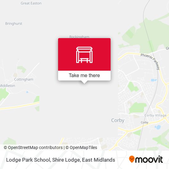 Lodge Park School, Shire Lodge map