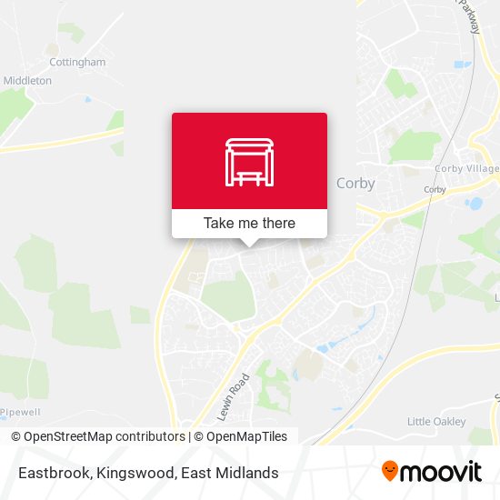 Eastbrook, Kingswood map