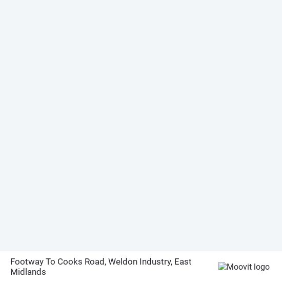 Footway To Cooks Road, Weldon Industry map