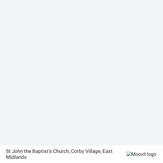 St John the Baptist's Church, Corby Village map