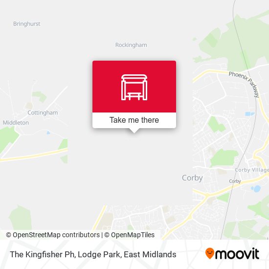 The Kingfisher Ph, Lodge Park map