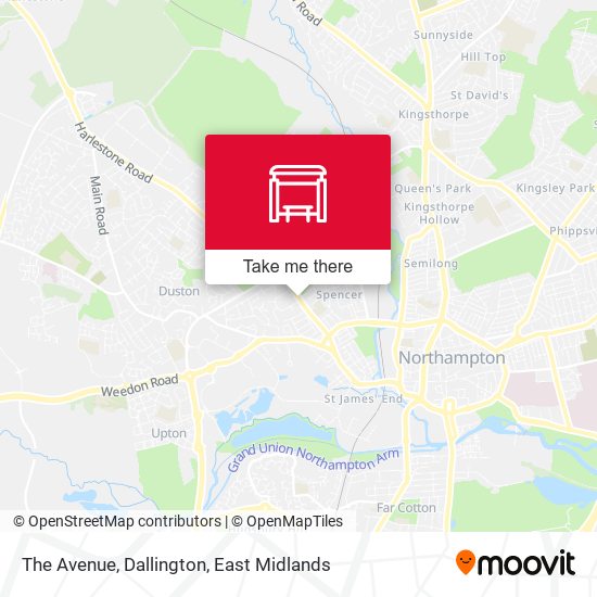 The Avenue, Dallington map