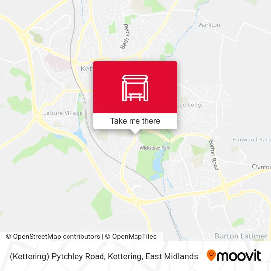 (Kettering) Pytchley Road, Kettering map