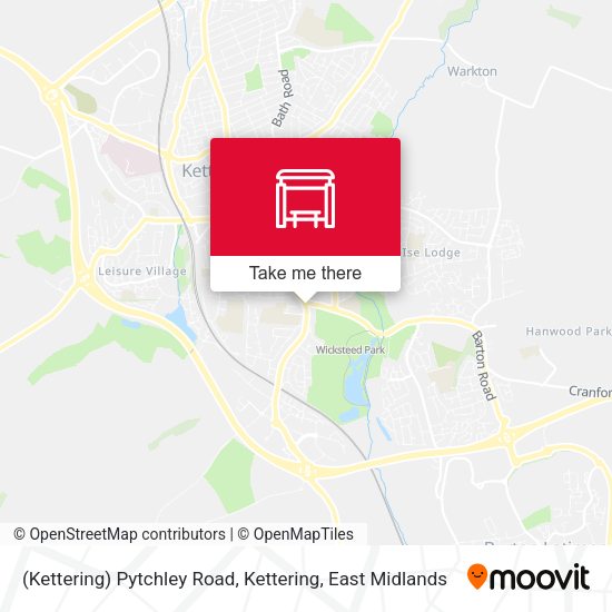 (Kettering) Pytchley Road, Kettering map