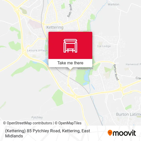 (Kettering) 85 Pytchley Road, Kettering map