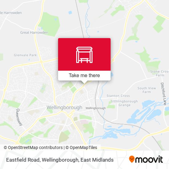 Eastfield Road, Wellingborough map