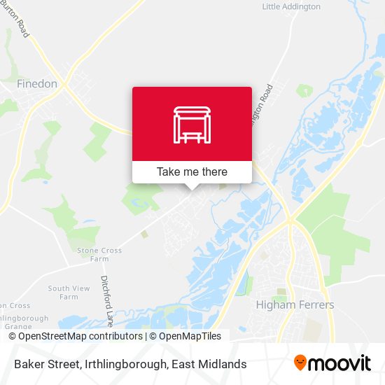 Baker Street, Irthlingborough map