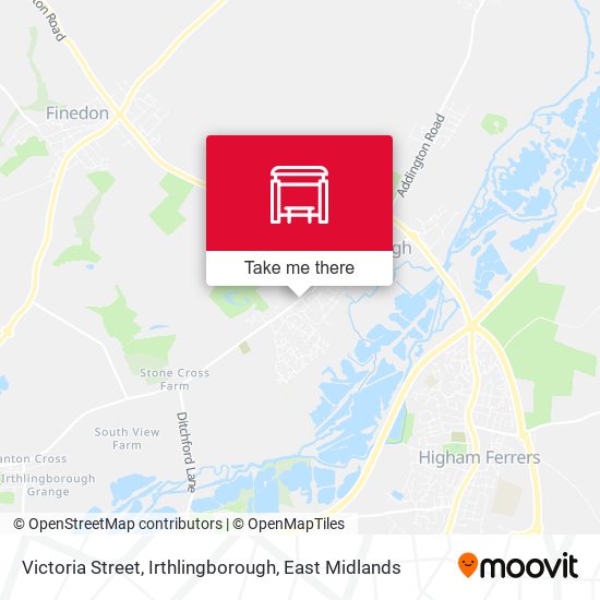 Victoria Street, Irthlingborough map