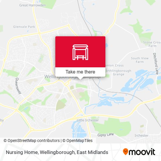 Nursing Home, Wellingborough map