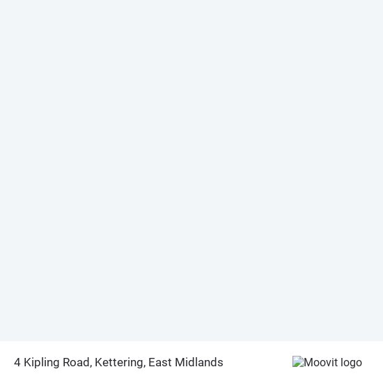 4 Kipling Road, Kettering map