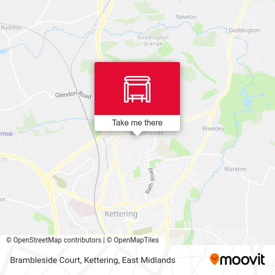 Brambleside Court, Kettering map