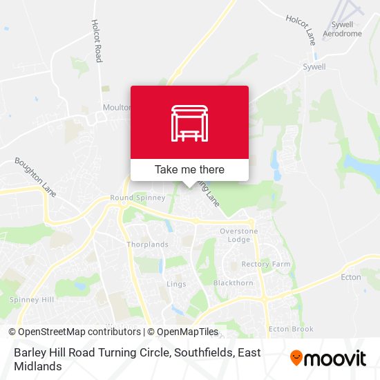 Barley Hill Road Turning Circle, Southfields map