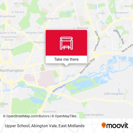 Upper School, Abington Vale map