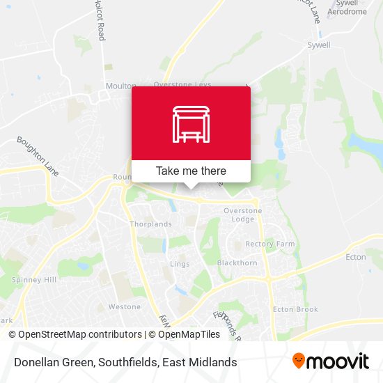 Donellan Green, Southfields map