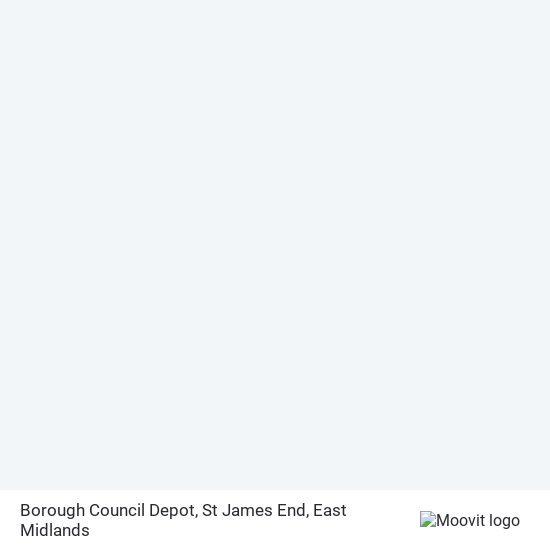 Borough Council Depot, St James End map