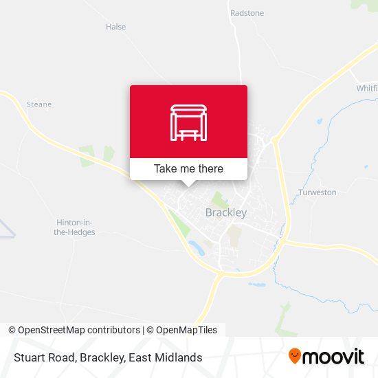 Stuart Road, Brackley map